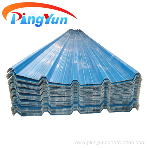 uv resistant upvc roof sheet for prefab house